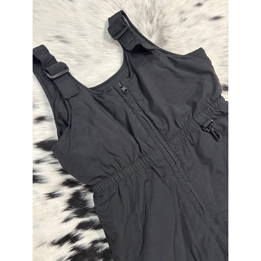 Kids Black Snow Ski Bibs SNOZU Insulated Glacier Shield  size 5